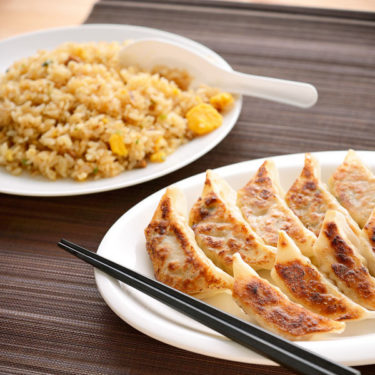 餃子とチャーハン